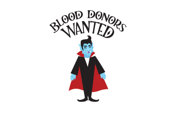 Blood Donors Wanted: A Spooky Embroidery Design for Crafty Creations