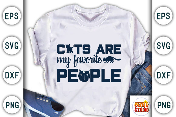 Cats Are My Favorite People – A Thoughtful Embroidery Design for Real Projects