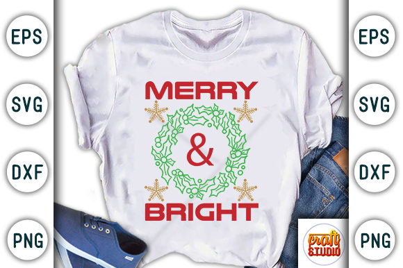 Christmas Quote Design, Merry Bright Review