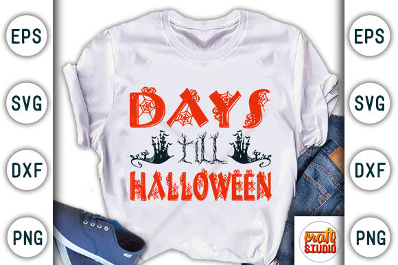 Days Till Halloween: A Mood-Setting Embroidery Design