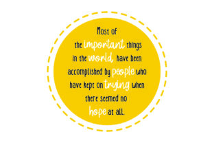 Keep Trying Quote Circle Review for Real Embroidery Projects