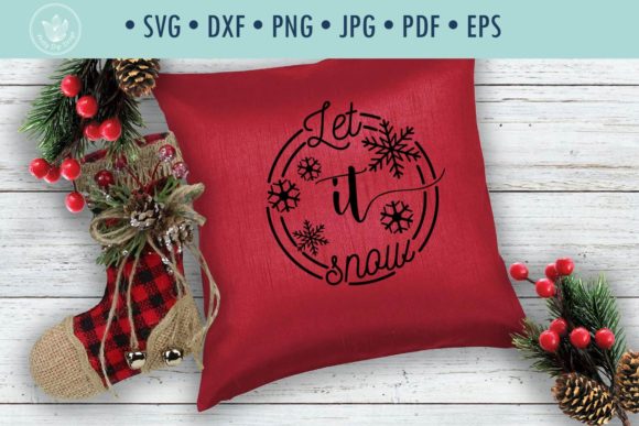 Let It Snow SVG Cut File Review for Real Embroidery Projects