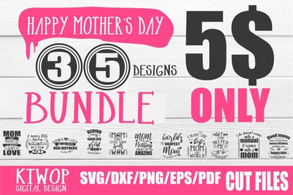 Mothers Day Craft Design Bundle Review for Real Projects