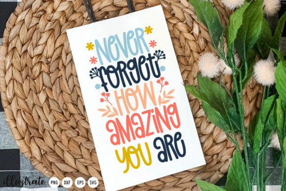 Positive Quote SVG for Real Embroidery Projects