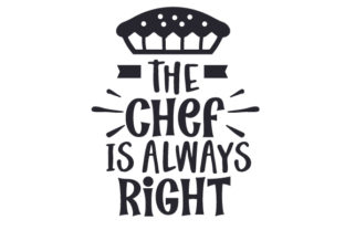 The Chef Is Always Right: A Bold Thanksgiving Embroidery Statement