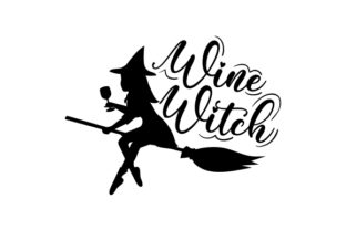 Wine Witch: A Playful Embroidery Design for Seasonal Projects
